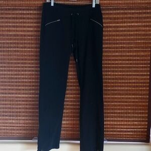 Athleta four pocketed straight leg pants with ankle cinch